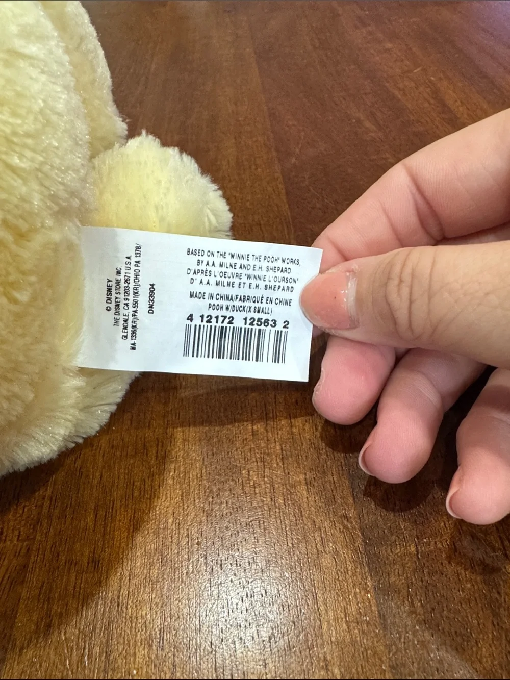 Y2K Disney Plush Winnie the Pooh with Chick Plush